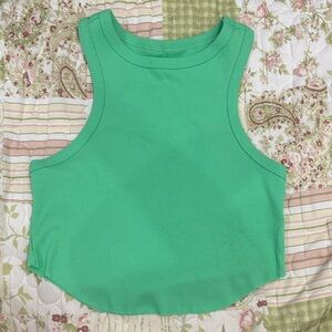 Wild Fable Vibrant Green Ribbed Tank Top